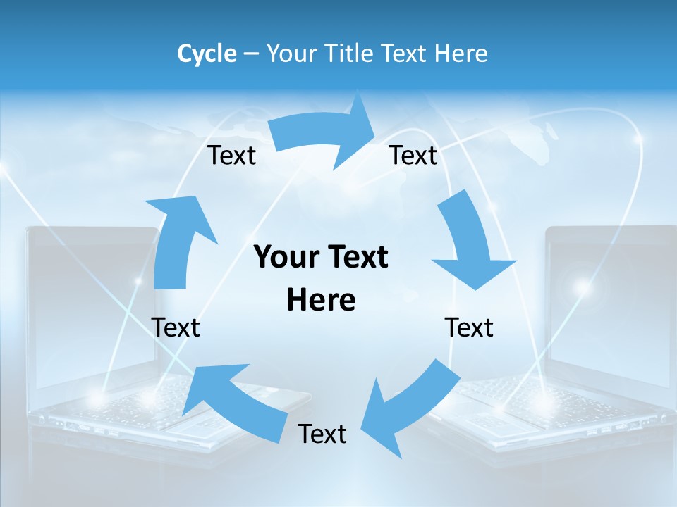 Digital Background Network PowerPoint Template