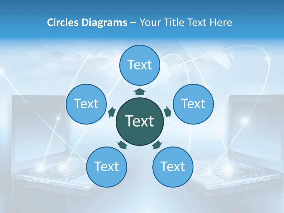 Digital Background Network PowerPoint Template