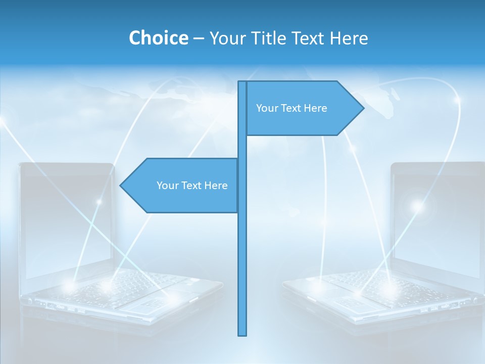 Digital Background Network PowerPoint Template