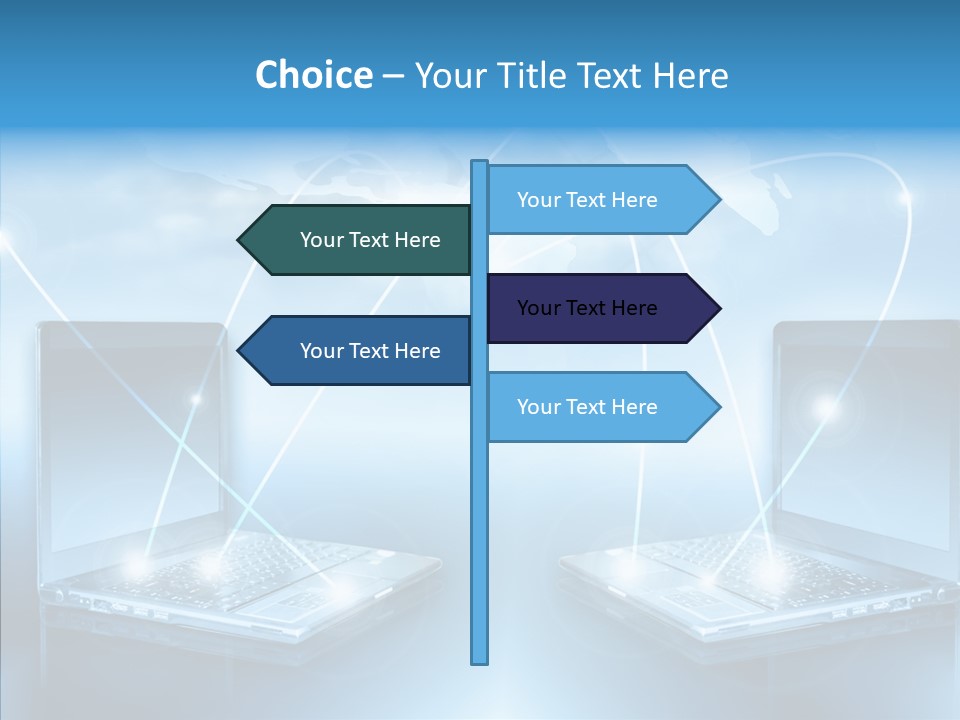 Digital Background Network PowerPoint Template