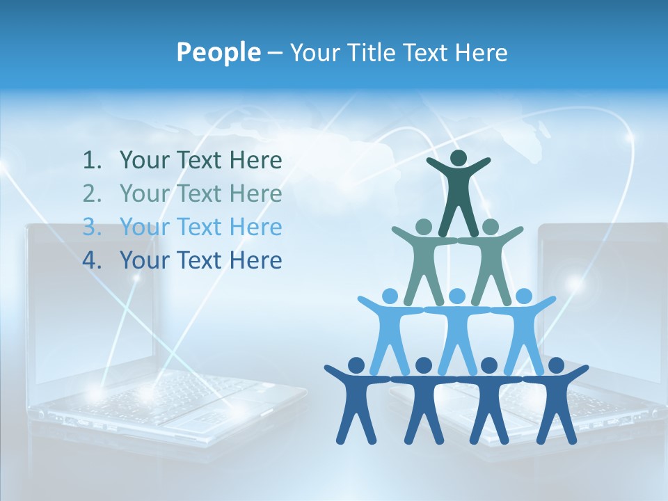 Digital Background Network PowerPoint Template