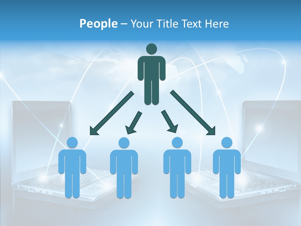 Digital Background Network PowerPoint Template