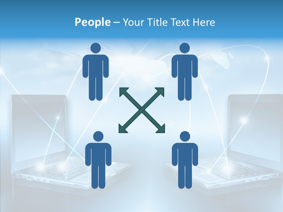 Digital Background Network PowerPoint Template