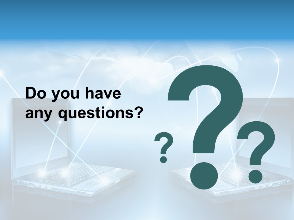 Digital Background Network PowerPoint Template