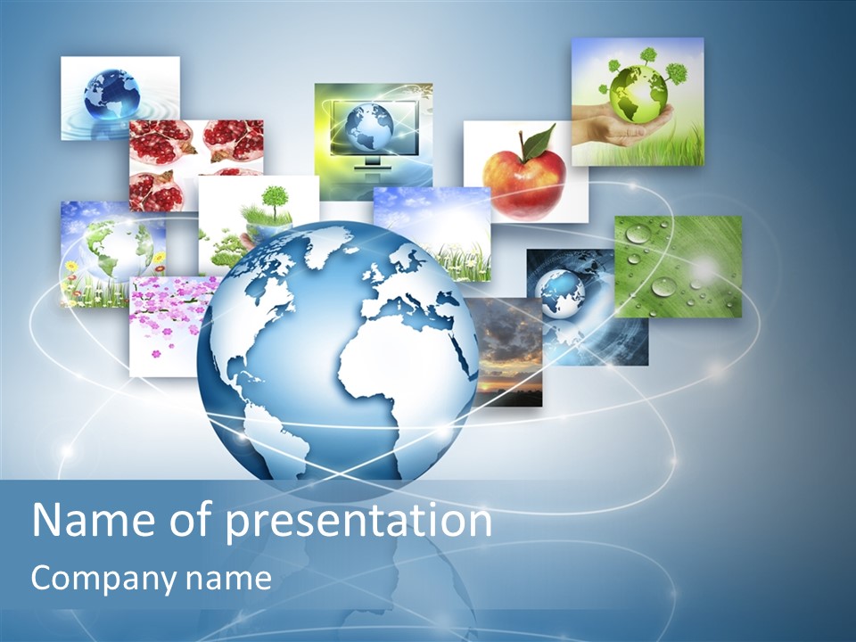 High Cable Viewer PowerPoint Template