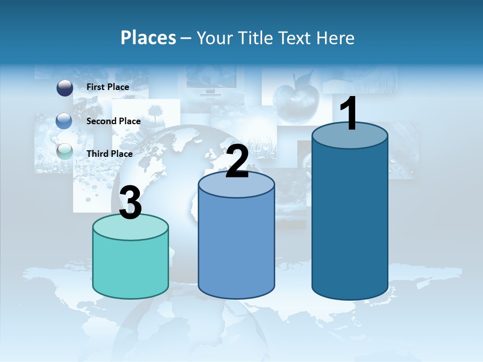 Work Info Globe PowerPoint Template