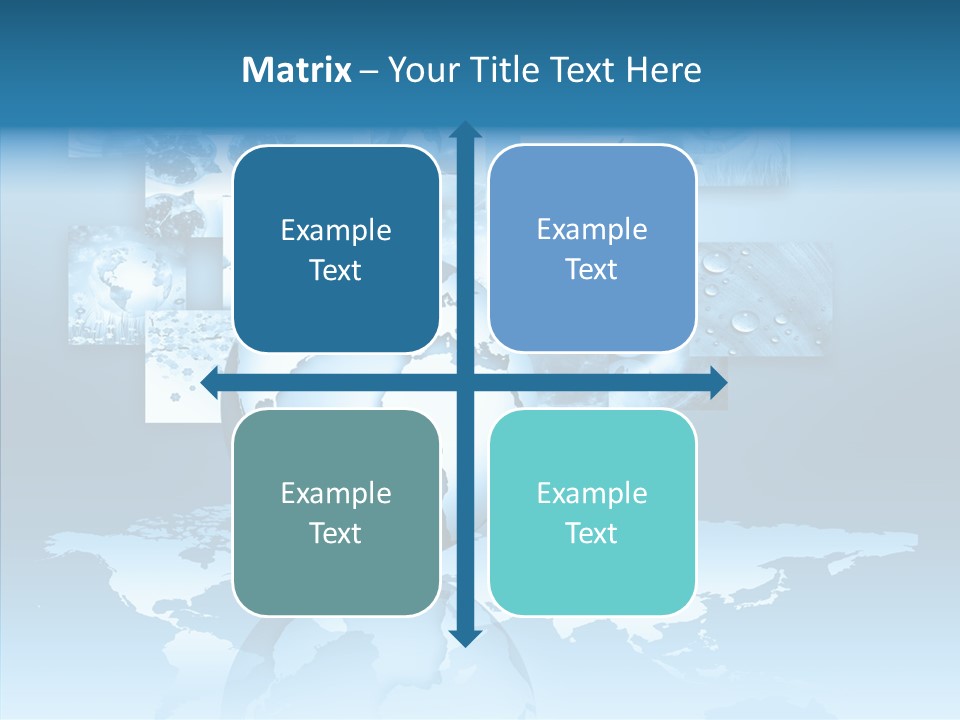 Work Info Globe PowerPoint Template