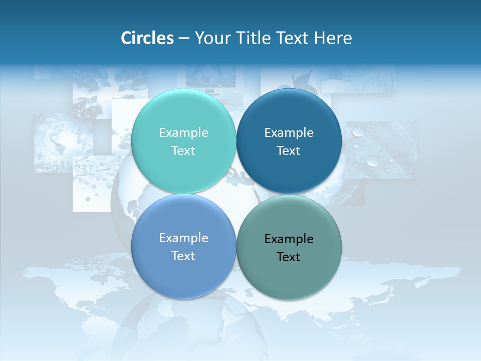 Work Info Globe PowerPoint Template