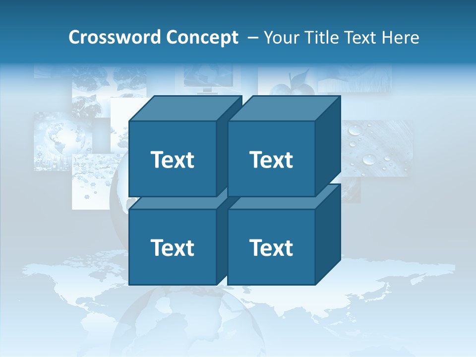 Work Info Globe PowerPoint Template