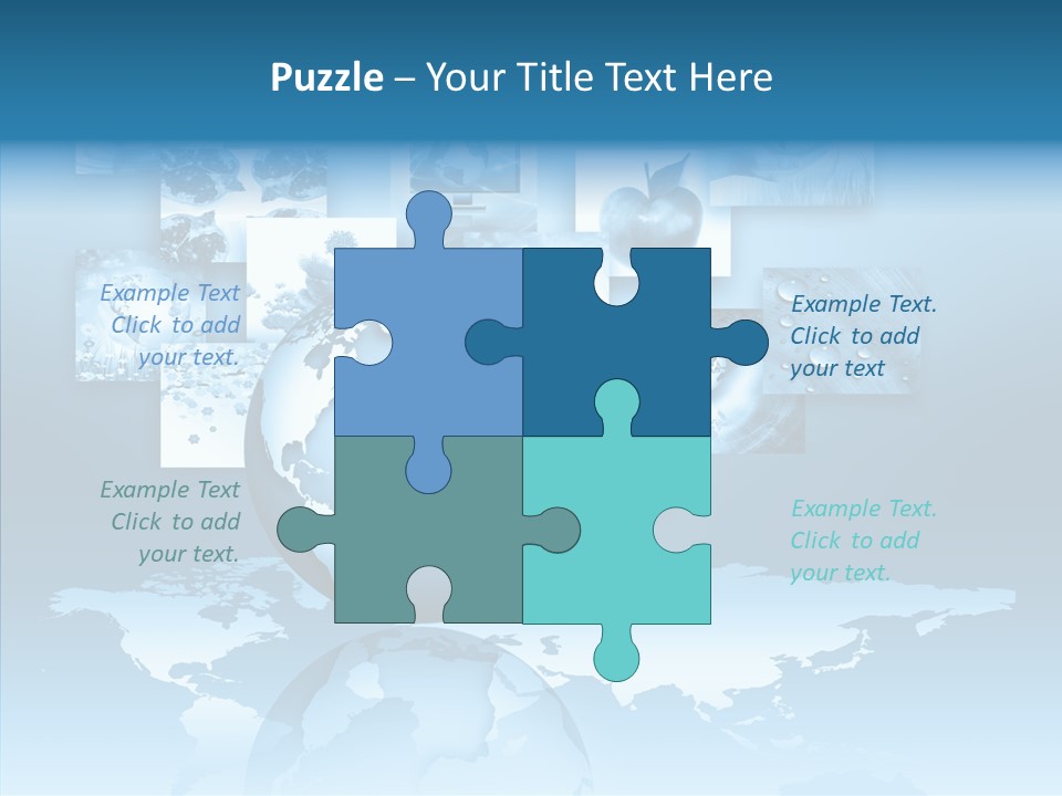 Work Info Globe PowerPoint Template