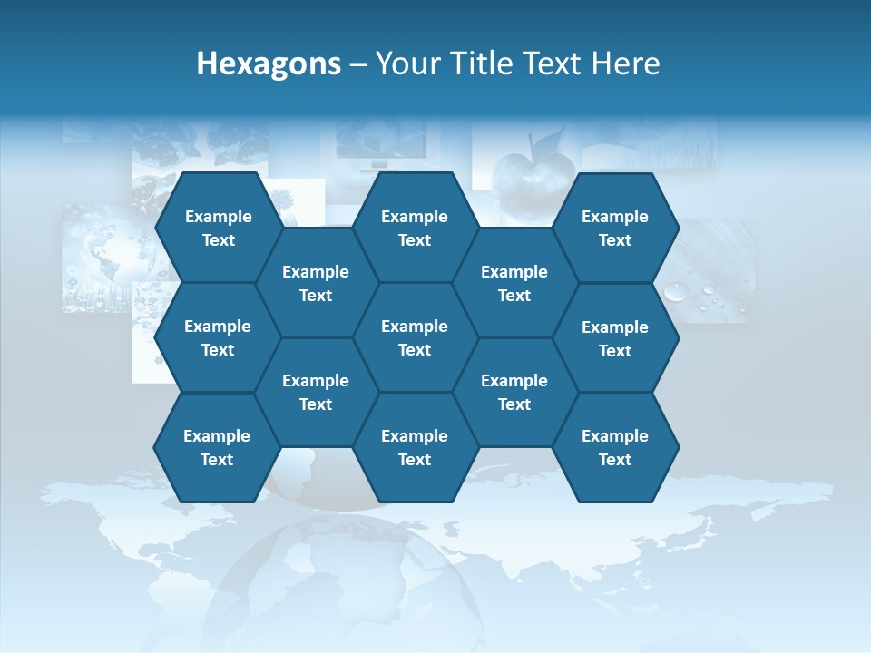 Work Info Globe PowerPoint Template