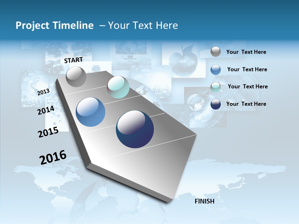 Work Info Globe PowerPoint Template