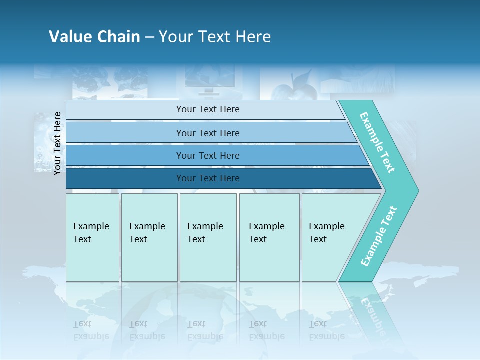 Work Info Globe PowerPoint Template