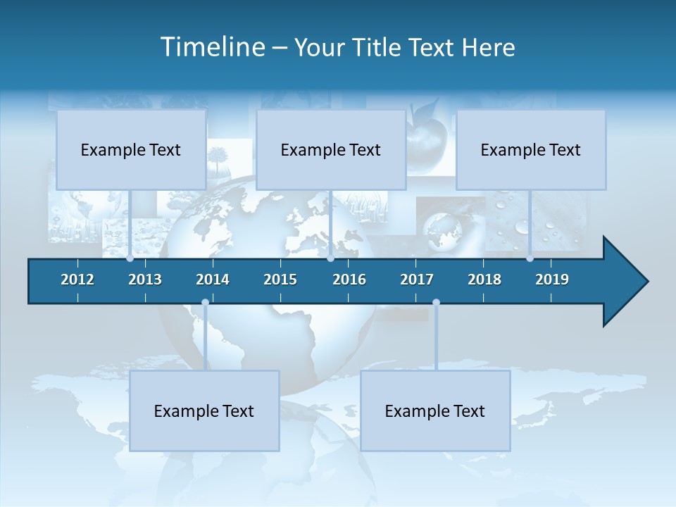 Work Info Globe PowerPoint Template