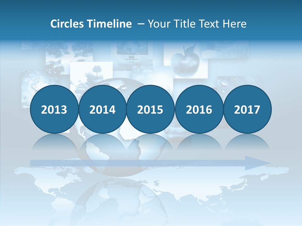 Work Info Globe PowerPoint Template