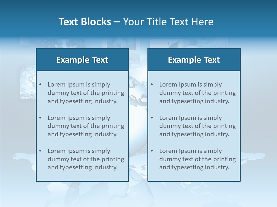 Work Info Globe PowerPoint Template