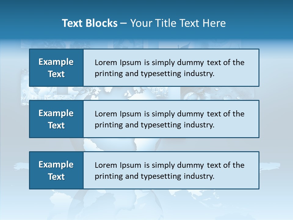 Work Info Globe PowerPoint Template