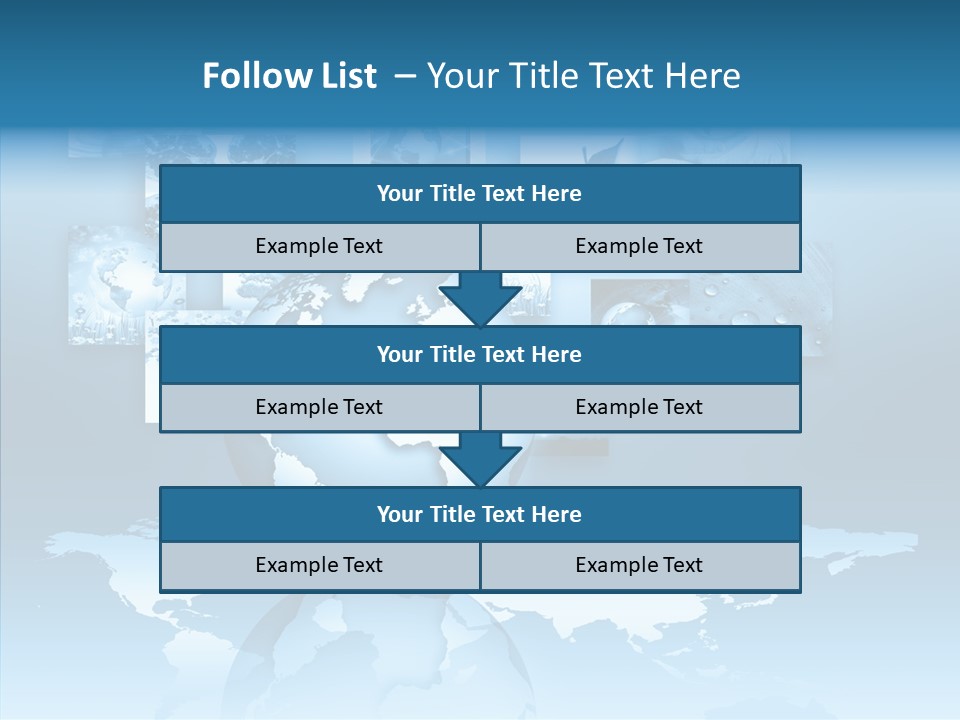 Work Info Globe PowerPoint Template