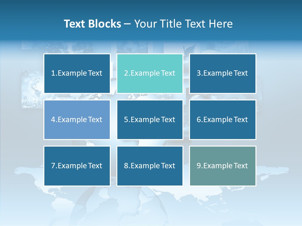 Work Info Globe PowerPoint Template