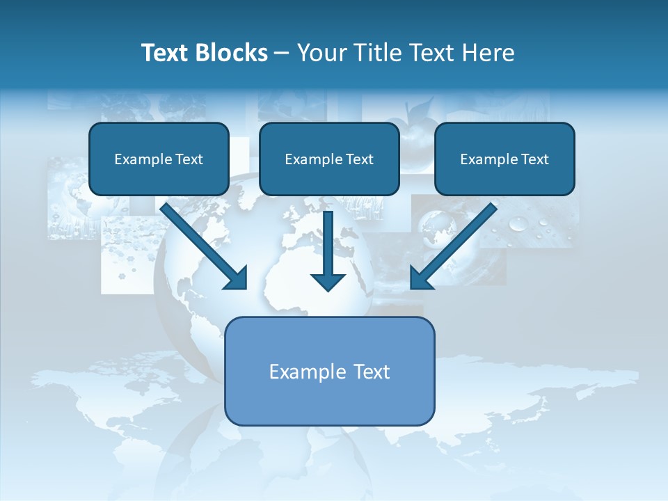 Work Info Globe PowerPoint Template