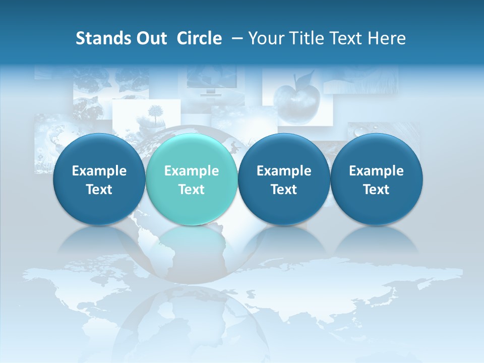 Work Info Globe PowerPoint Template