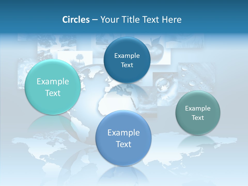 Work Info Globe PowerPoint Template