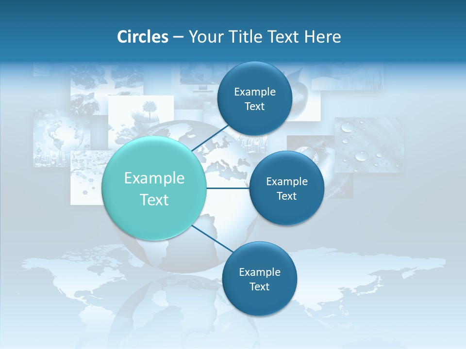 Work Info Globe PowerPoint Template