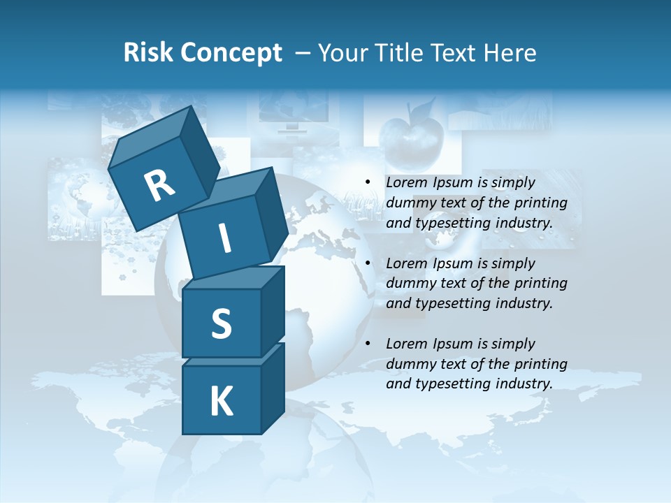 Work Info Globe PowerPoint Template