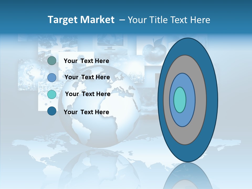 Work Info Globe PowerPoint Template