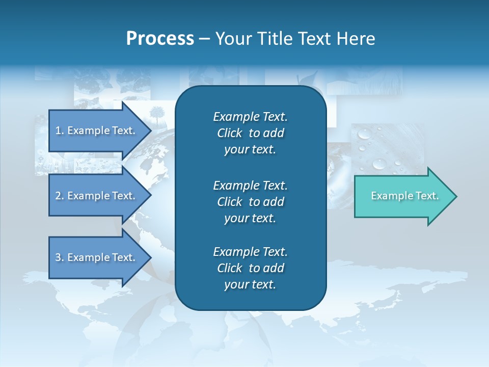 Work Info Globe PowerPoint Template