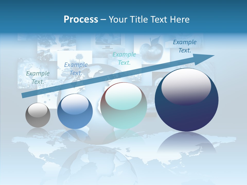 Work Info Globe PowerPoint Template