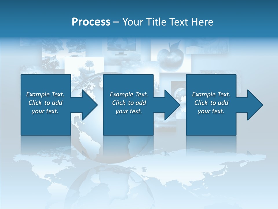 Work Info Globe PowerPoint Template