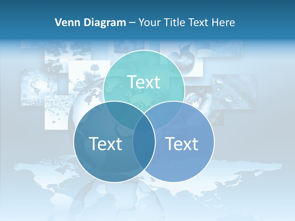 Work Info Globe PowerPoint Template