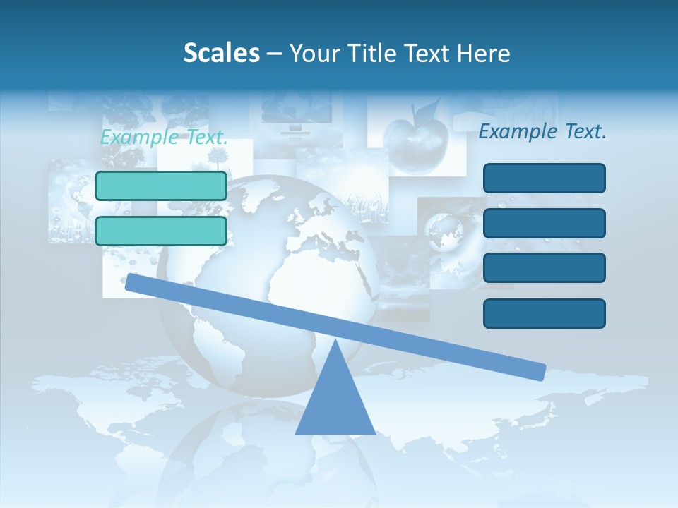 Work Info Globe PowerPoint Template