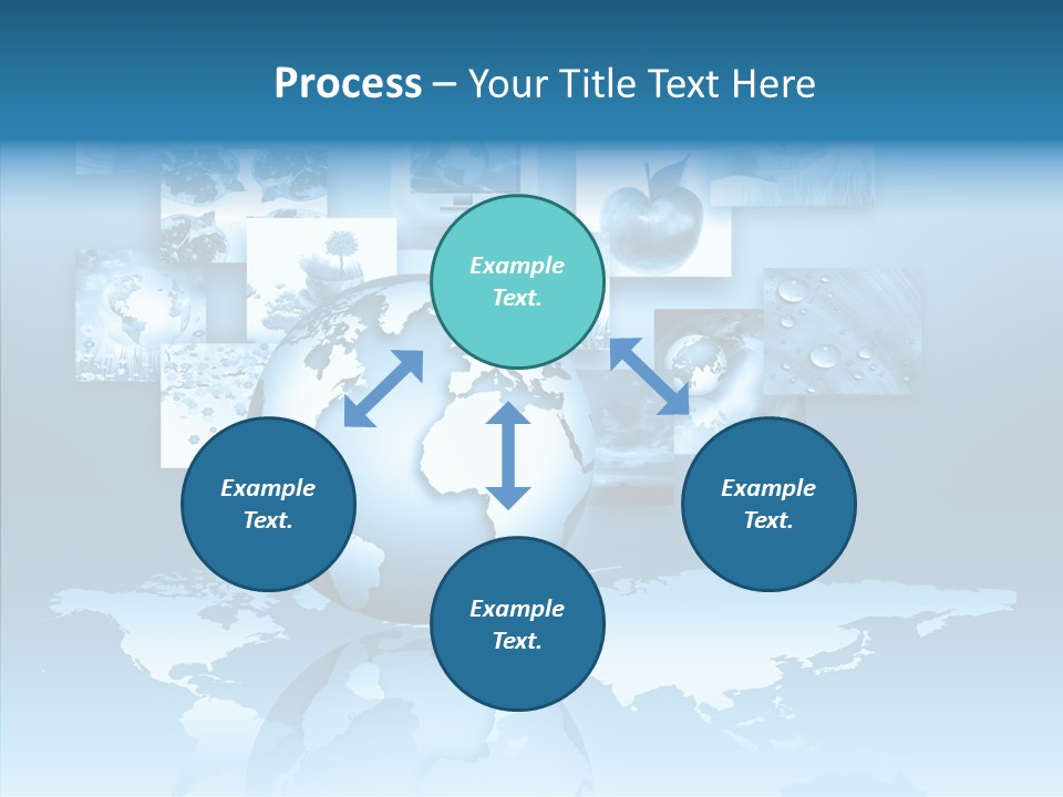 Work Info Globe PowerPoint Template