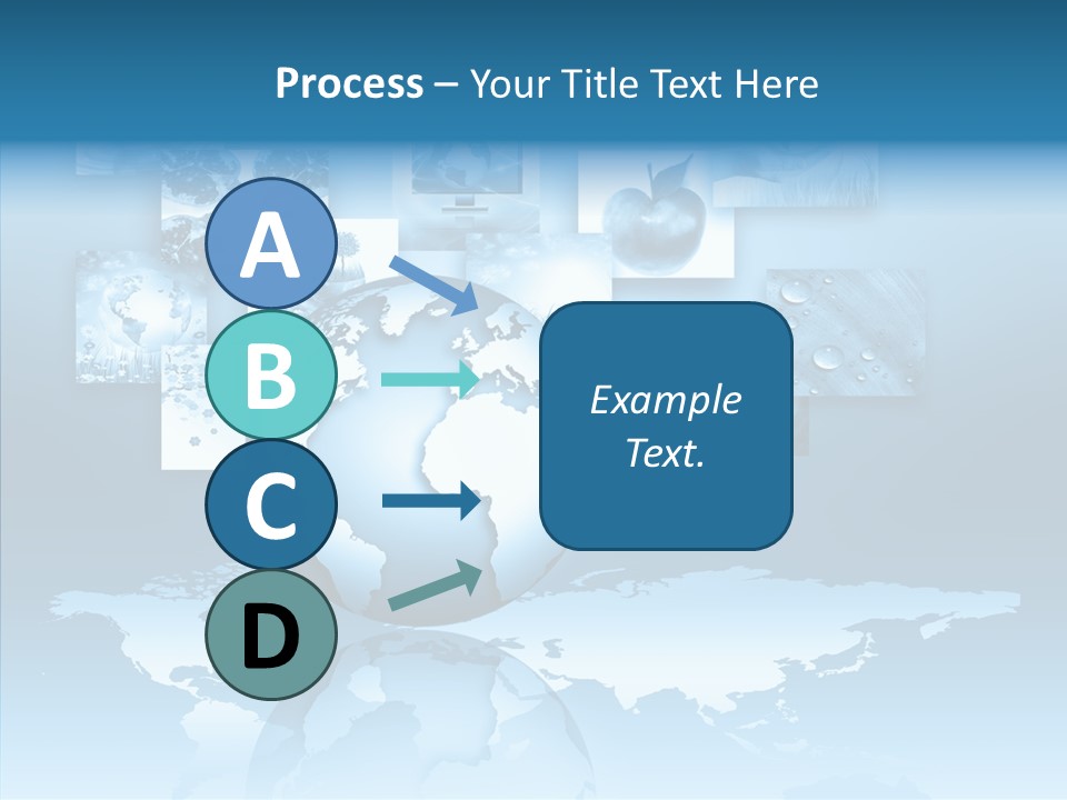Work Info Globe PowerPoint Template