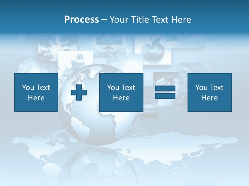 Work Info Globe PowerPoint Template
