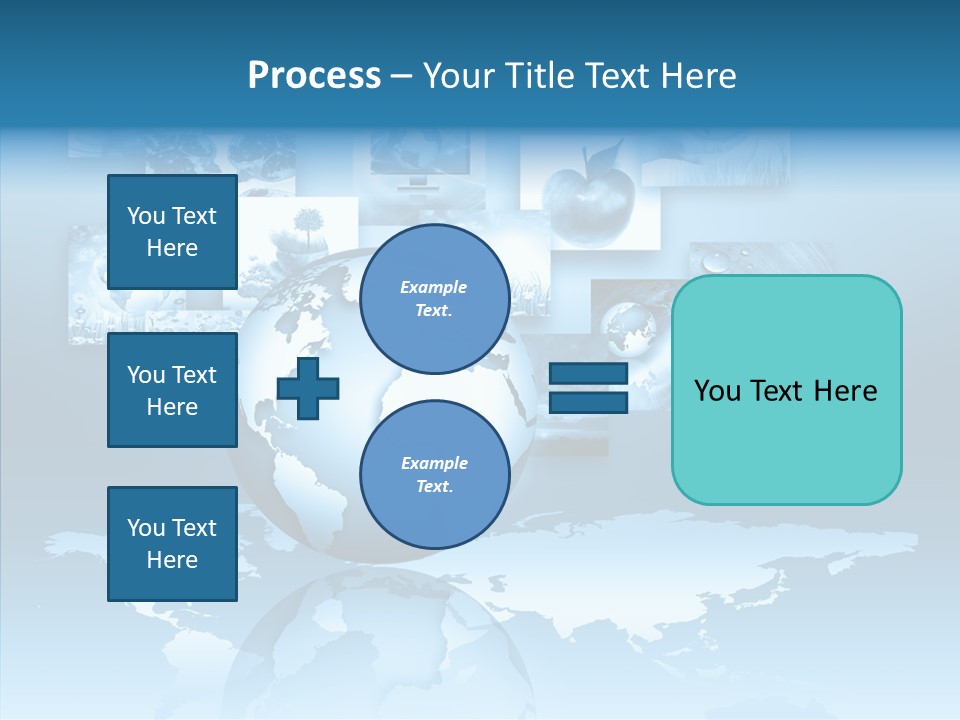 Work Info Globe PowerPoint Template