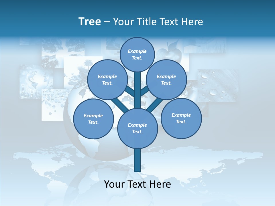 Work Info Globe PowerPoint Template