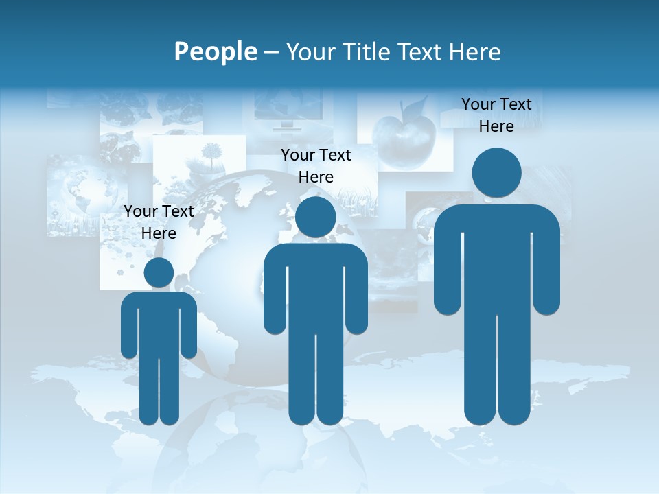 Work Info Globe PowerPoint Template