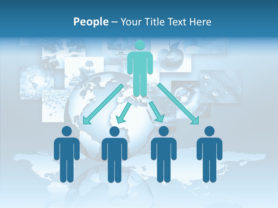 Work Info Globe PowerPoint Template