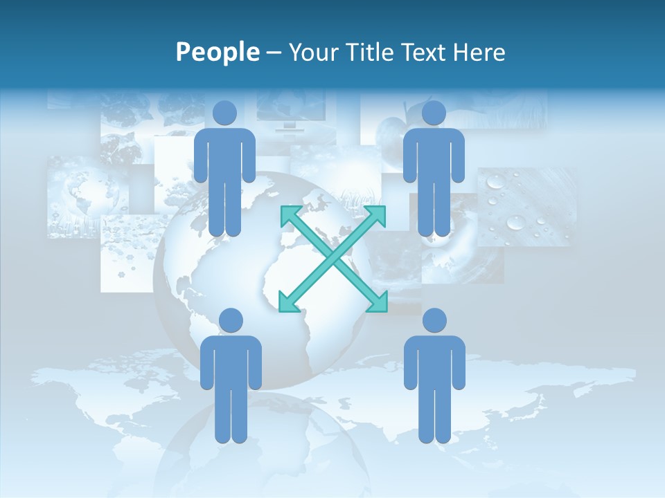 Work Info Globe PowerPoint Template