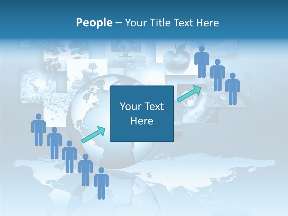 Work Info Globe PowerPoint Template