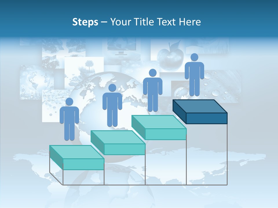 Work Info Globe PowerPoint Template