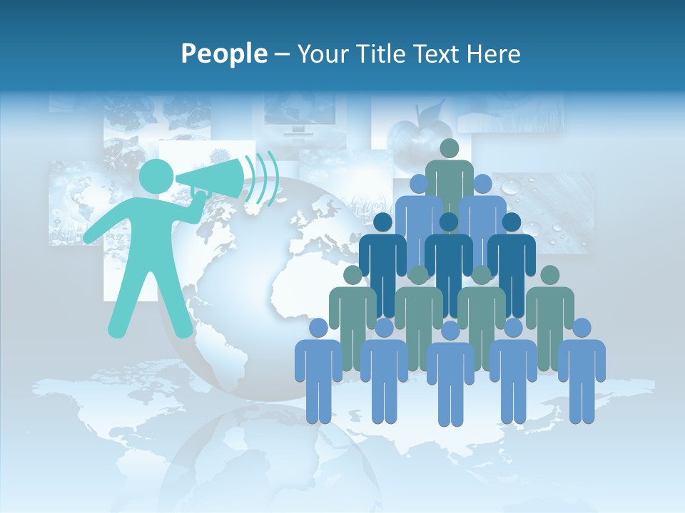 Work Info Globe PowerPoint Template