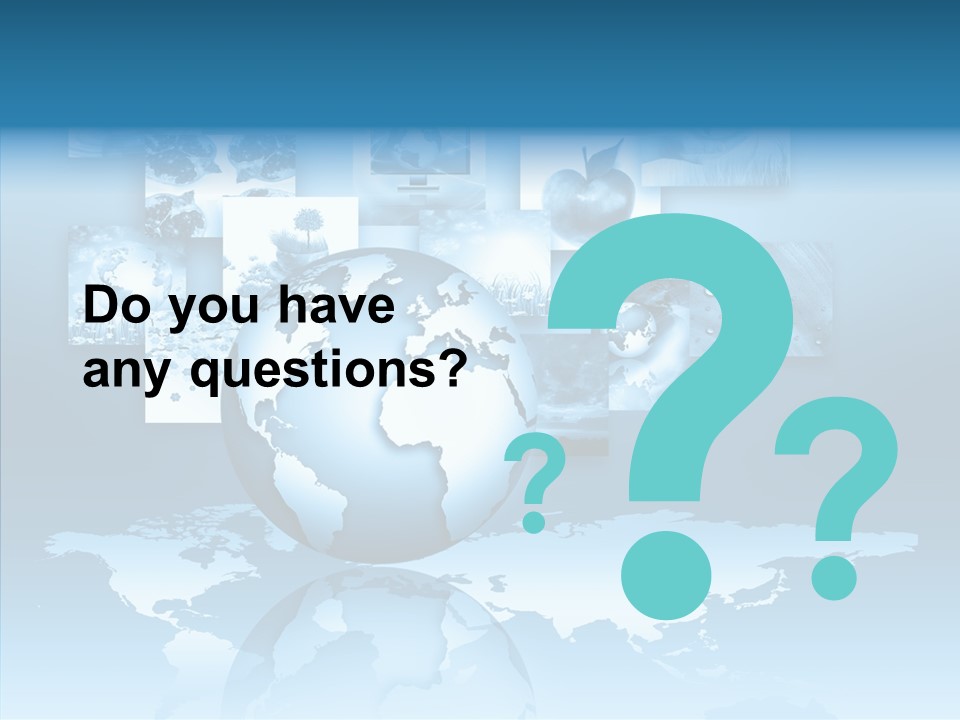 Work Info Globe PowerPoint Template