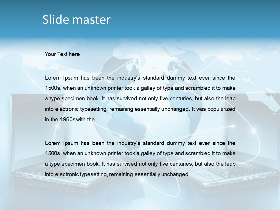 Digit Global Space PowerPoint Template