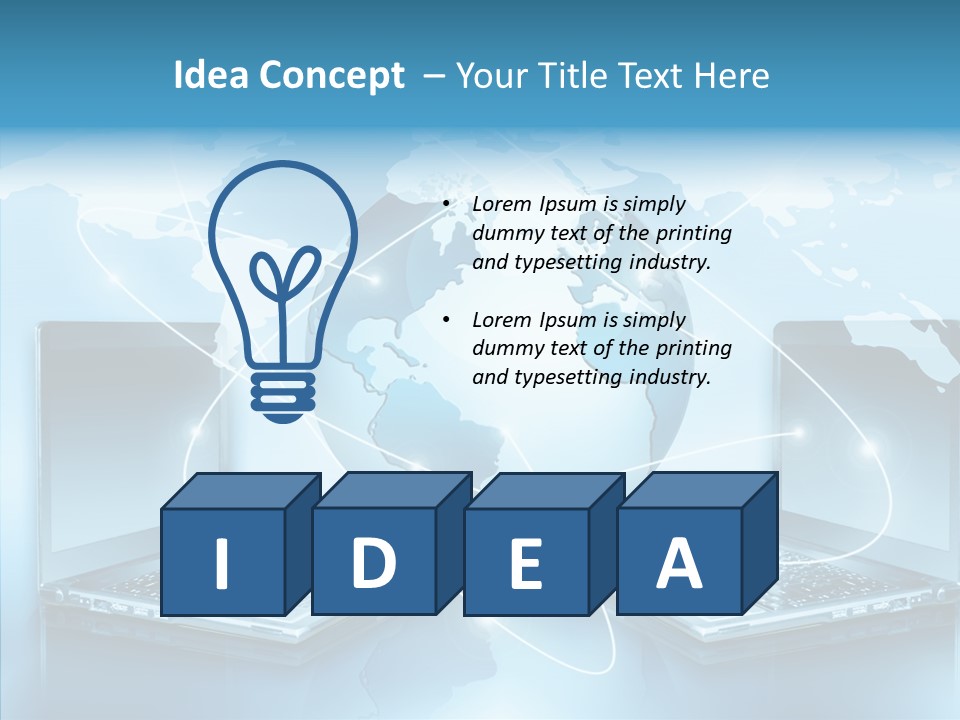 Digit Global Space PowerPoint Template