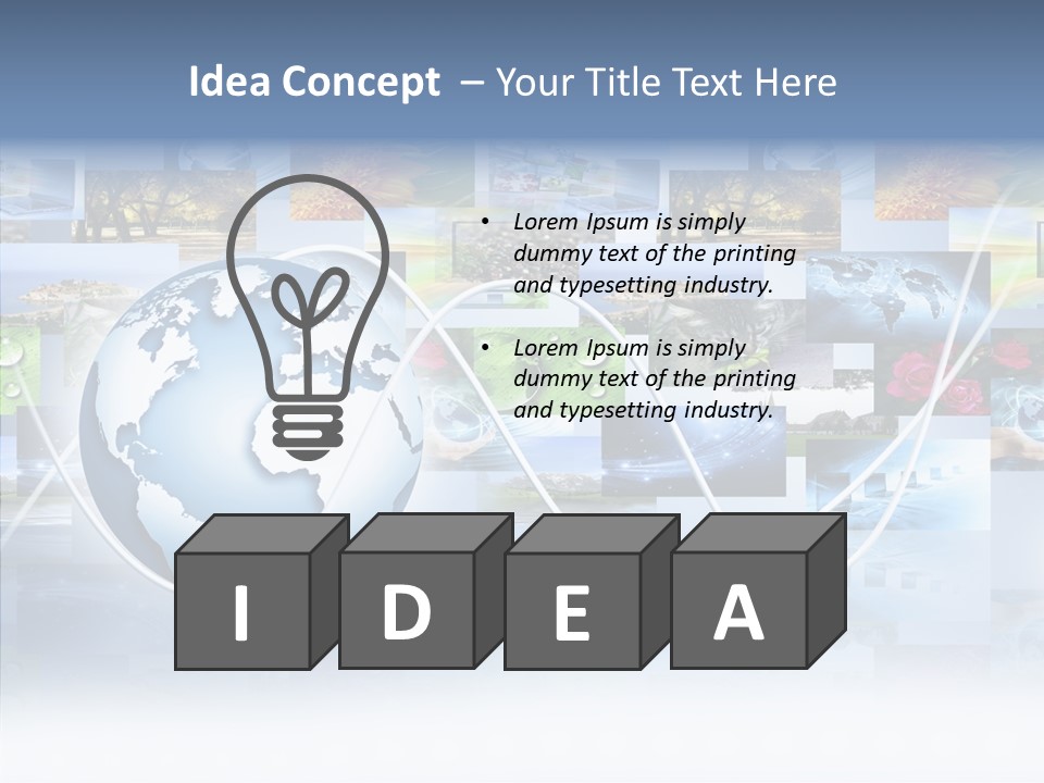 Concept Map Modern PowerPoint Template