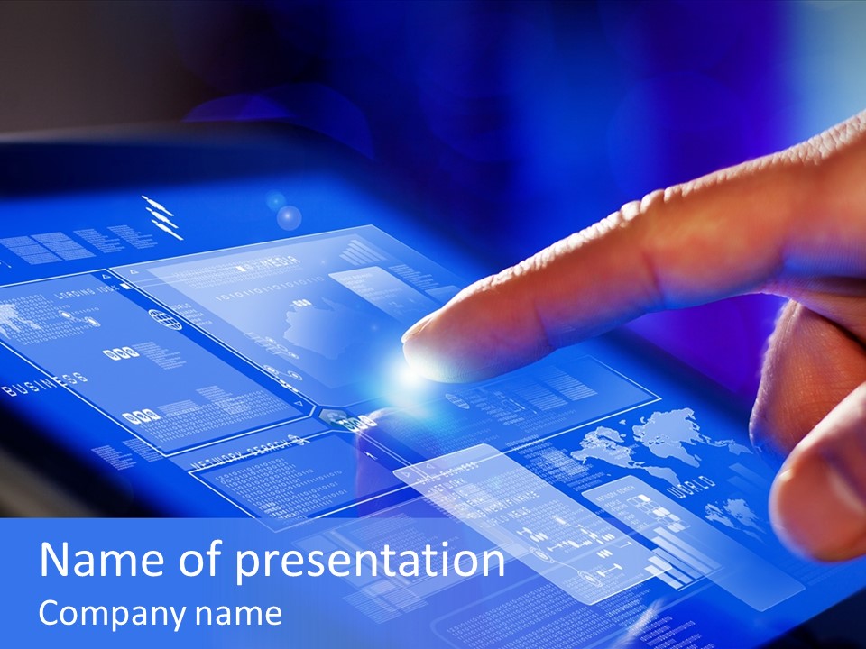 Touch Click Mobile PowerPoint Template